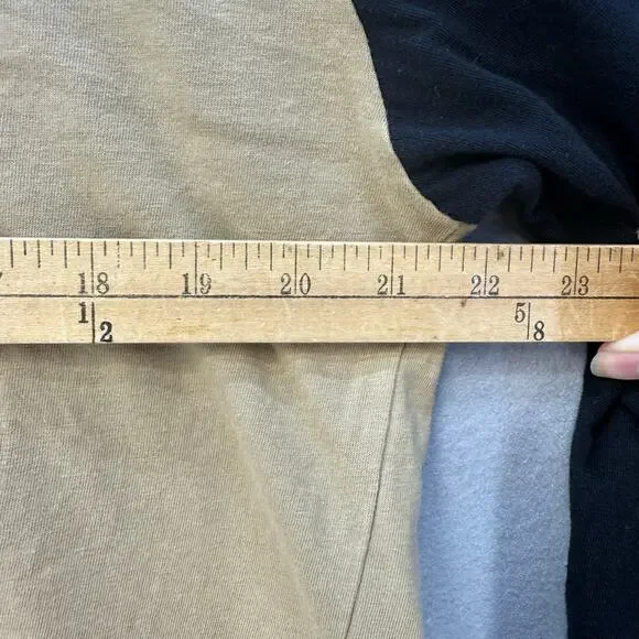 Harley Davidson T-shirt Men's L Black Gold Motorcycle Shirt Raglan Sleeve - Picture 11 of 12